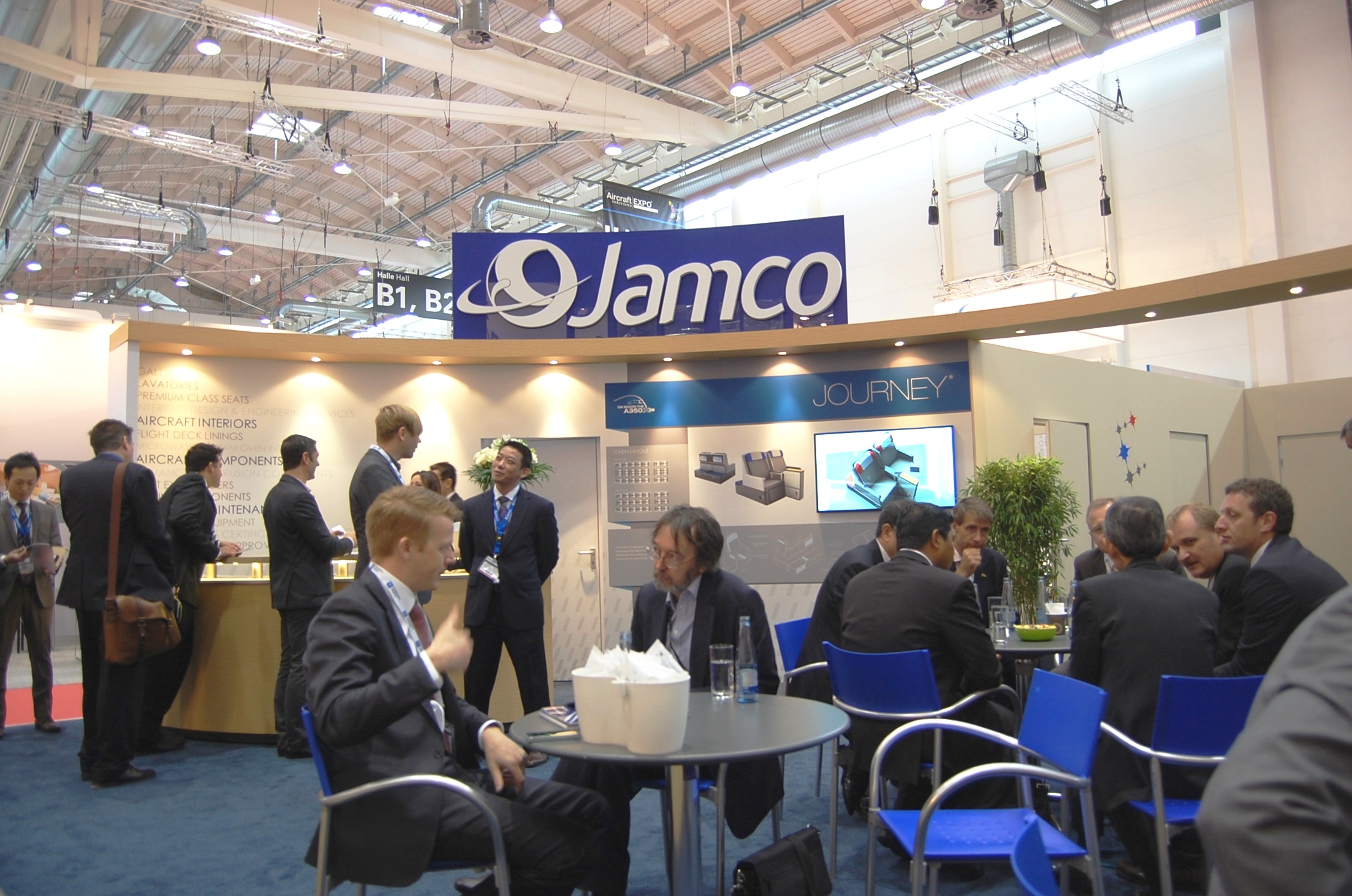 Attended Aircraft Interiors Expo 2014 In Hamburg Jamco